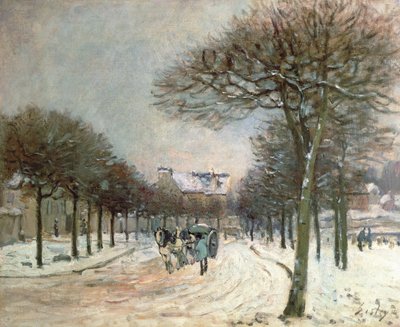 La route de Saint-Germain à Marly, 1874-5 - Alfred Sisley